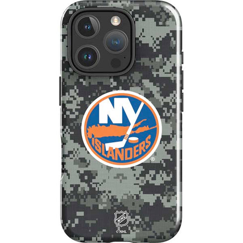 NHL New York Islanders Camo iPhone 16 Pro Max Impact Case